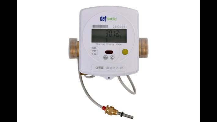 dafSonic ultrasonik ısı sayacı - MID, CE, RoHS ve REACH sertifikalı ürün görseli