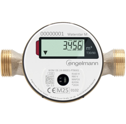 engelmann waterstar m OMS kablosuz IP68 sıcak Su sayacı